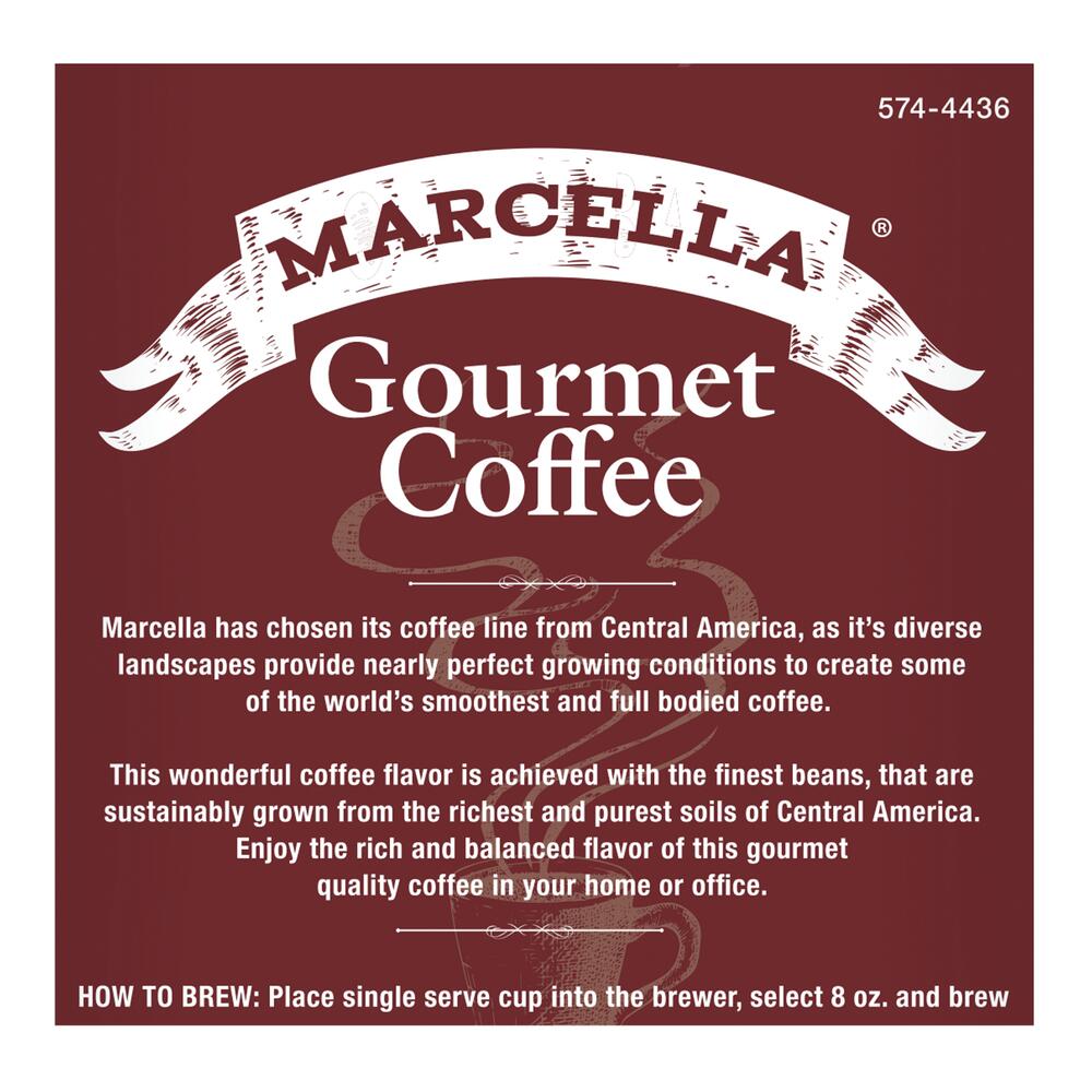 Marcella® Gourmet Coffee Original Blend Light Roast Coffee Pods - 12 Count