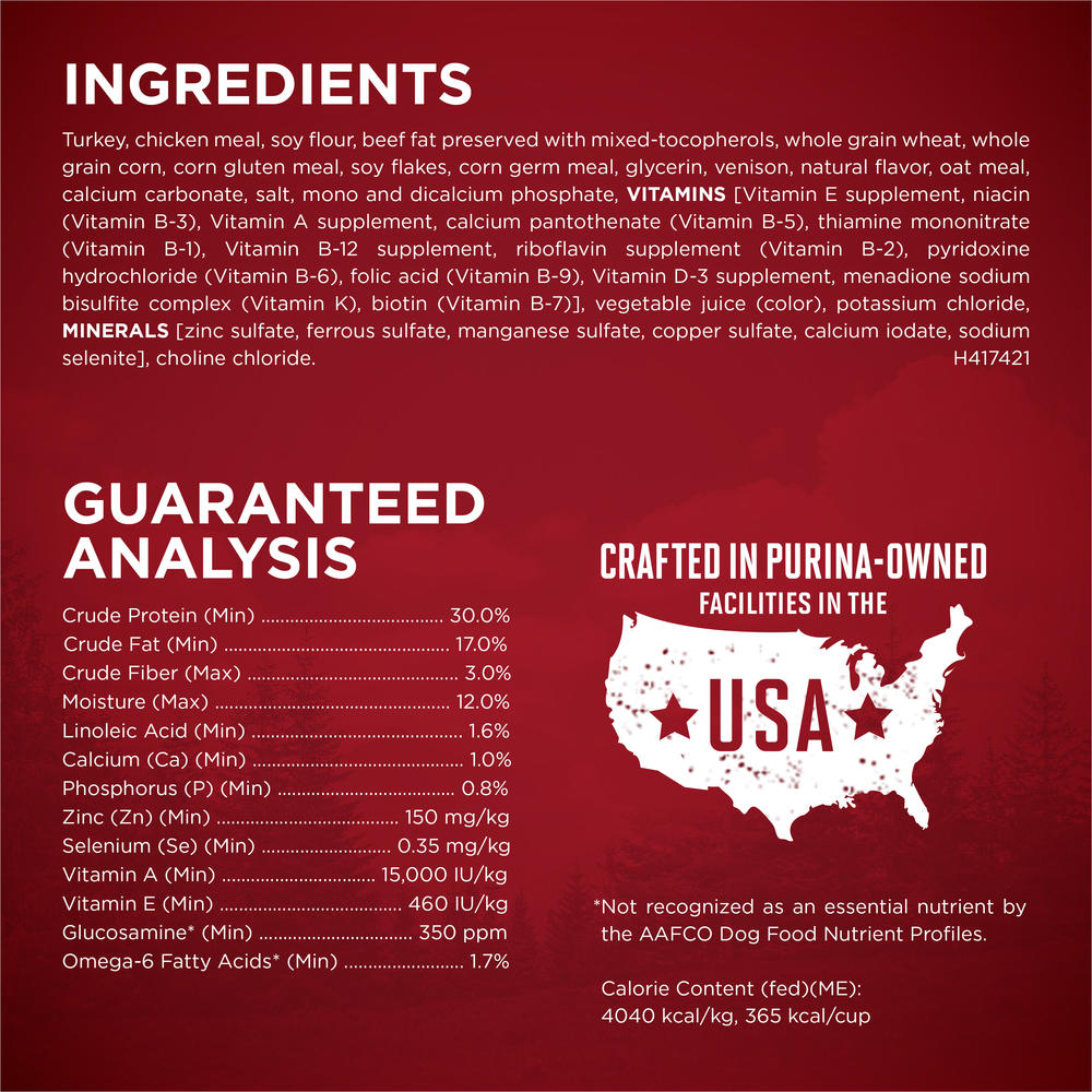Purina ONE SmartBlend® True Instinct with Turkey & Venison Dry Dog Food - 27.5 lb.