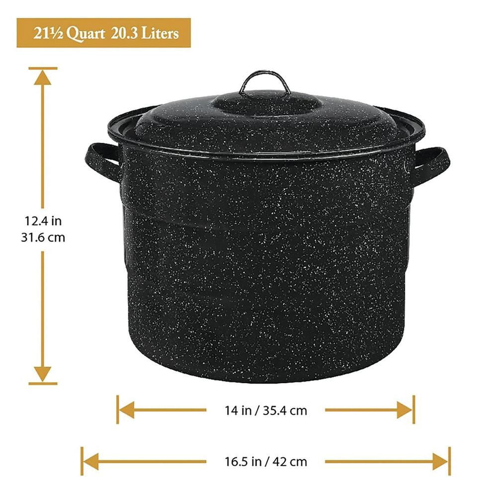 Granite Ware Canner with Jar Rack - 21.5 qt.