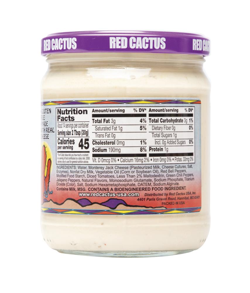 Red Cactus White Salsa Con Queso Dip - 15 oz