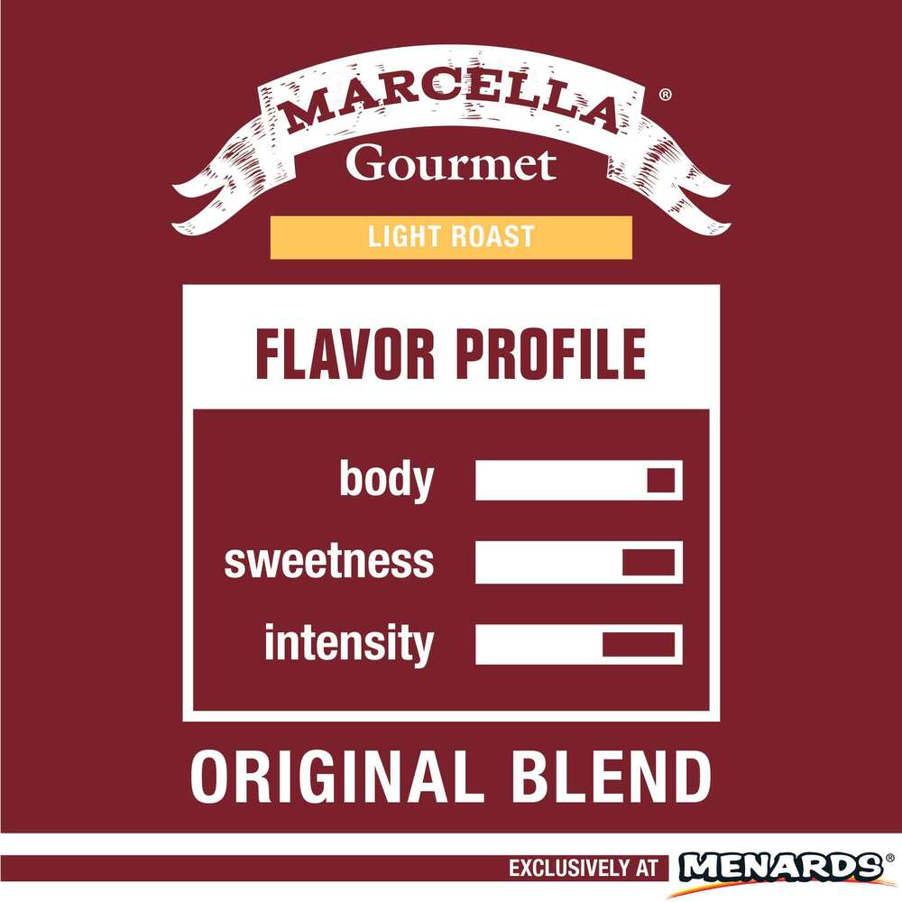 Marcella® Gourmet Coffee Original Blend Light Roast Coffee Pods - 12 Count