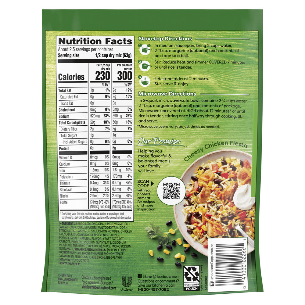 PreviousNext Knorr Rice Sides™ Chicken Flavored Rice - 5.6 oz