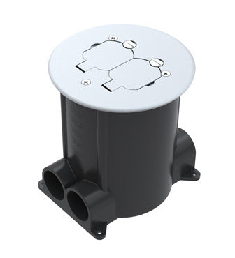 Round PVC Electrical Floor Box Base – Durable, Versatile Power Distribution Solution