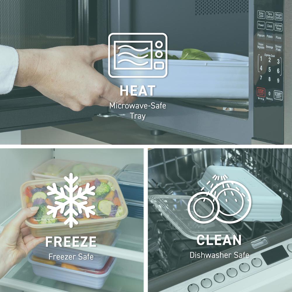 "Bentgo® Prep 20-Piece 1-Compartment Plastic Food Storage Container Set"