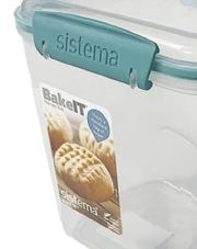 Sistema® BakeIt 2.4L Storage Container with Integrated Cup – Perfect for Baking Storage