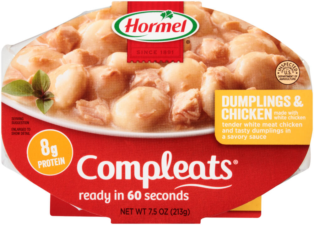 Hormel® Compleats® Chicken & Dumplings Microwave Meal - 7.5 oz