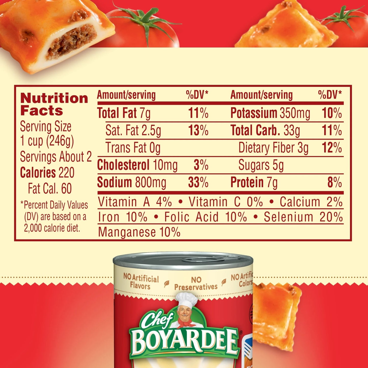 Chef Boyardee® Beef Ravioli - 15 oz