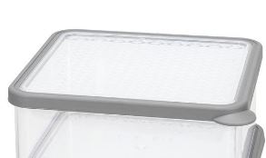 "Casanero 2-Pack Stackable Food Storage Containers – Charcoal, Durable & Space-Saving"