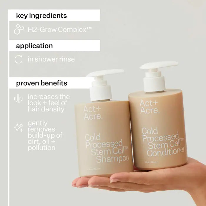Act+Acre Stem Cell Shampoo For Thicker+ Fuller-Looking Hair