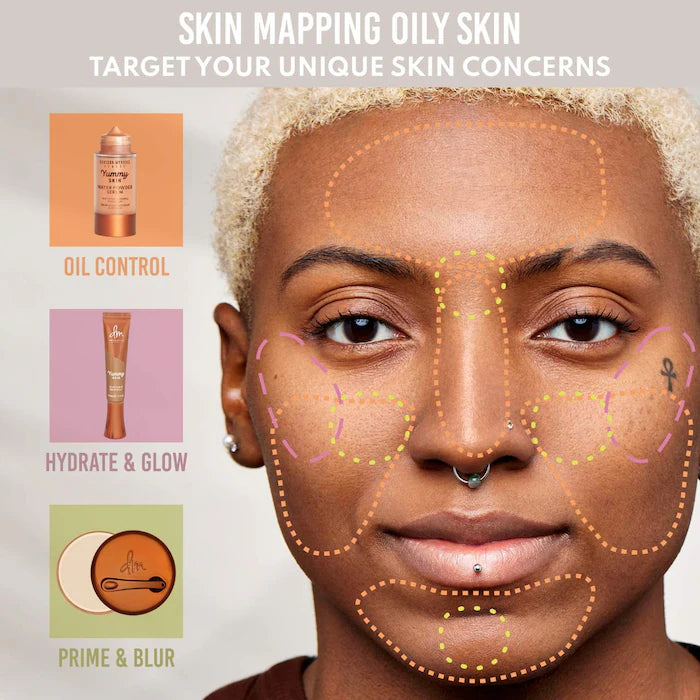 Danessa Myricks Beauty Yummy Skin Mattifying Water Powder Serum with Niacinamide and Hyaluronic Acid