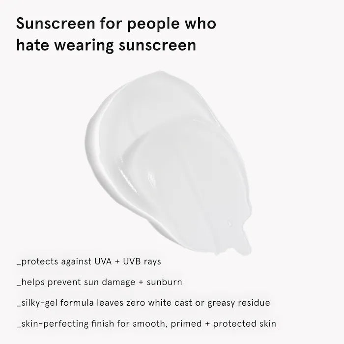 Glossier Invisible Shield Priming Sunscreen SPF 50