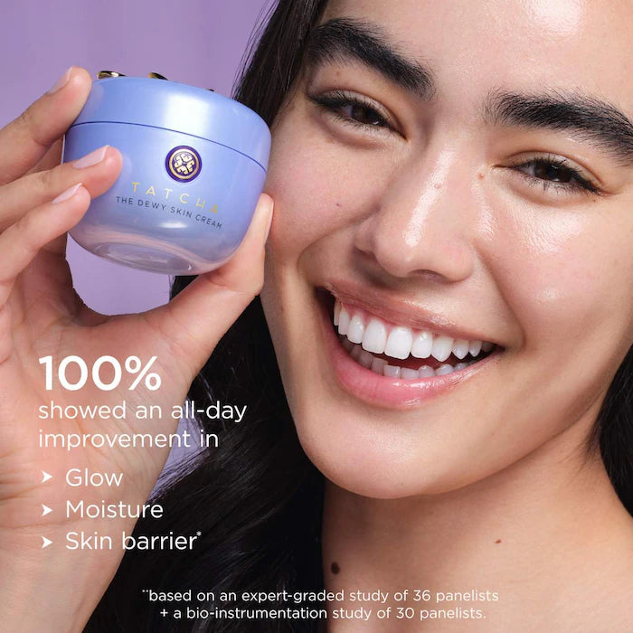Tatcha The Dewy Skin Cream Plumping & Hydrating Refillable Moisturizer