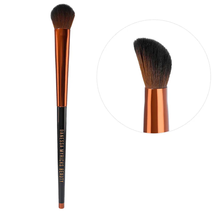Danessa Myricks Beauty Yummy Face 3.0 Targeted All Over Face Conceal & Sculpt Brush- For liquid, Creams or Powders