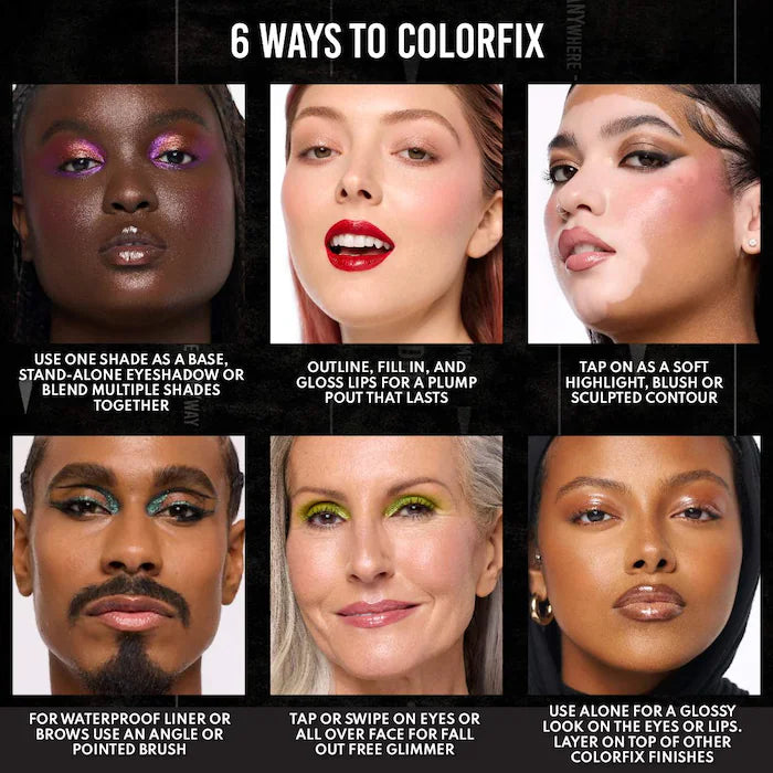 Danessa Myricks Beauty Colorfix - Multi-Use Eye, Cheek & Lip Waterproof Liquid Pigment