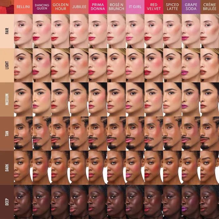 Danessa Myricks Beauty Yummy Skin Blurring Balm Powder Flushed - Matte Color for Cheek & Lip