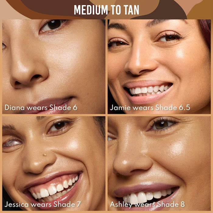 Danessa Myricks Beauty Yummy Skin Soothing Serum Skin Tint Foundation with Peptides + Ceramides