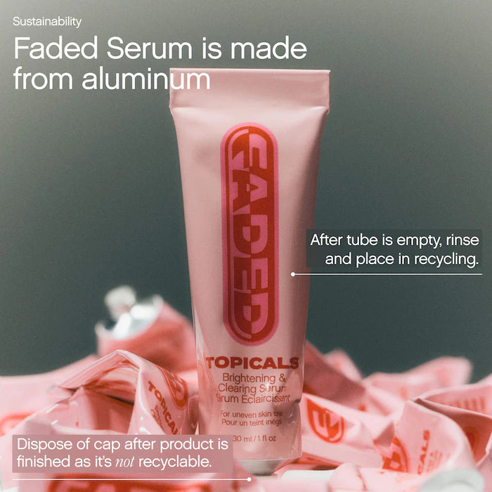 Topicals Mini Faded Brightening and Clearing Serum for Dark Spots & Discoloration (UNSCENTED)