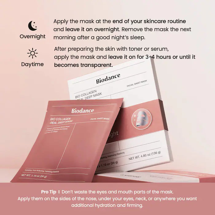 Biodance Bio Collagen Real Deep Mask for Pore Minimizing & Firming Care