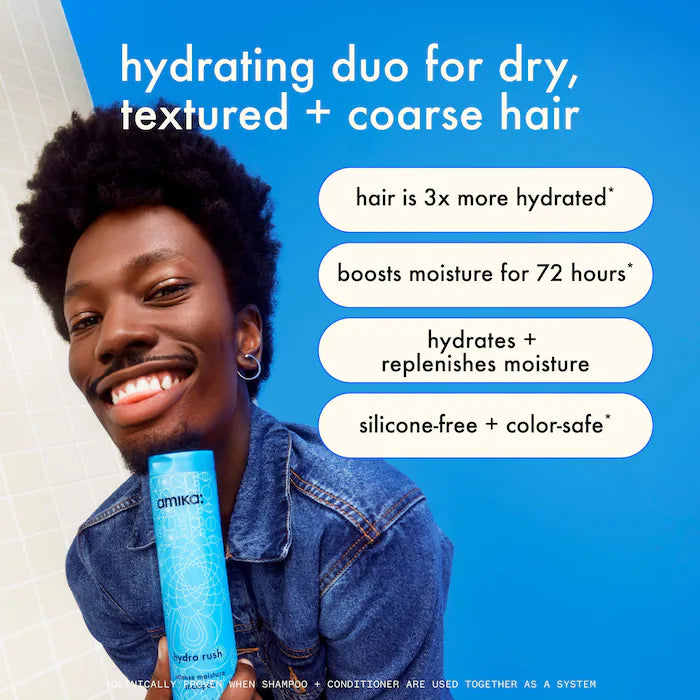 amika Hydration Heavyweights Hydrating Shampoo + Conditioner Set
