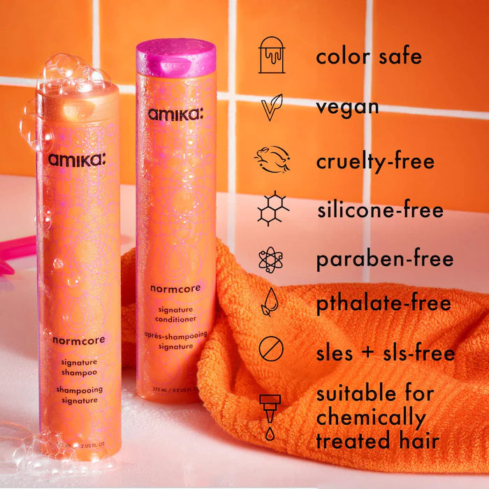 amika Soft Strand Stars Nourishing Shampoo + Conditioner Set