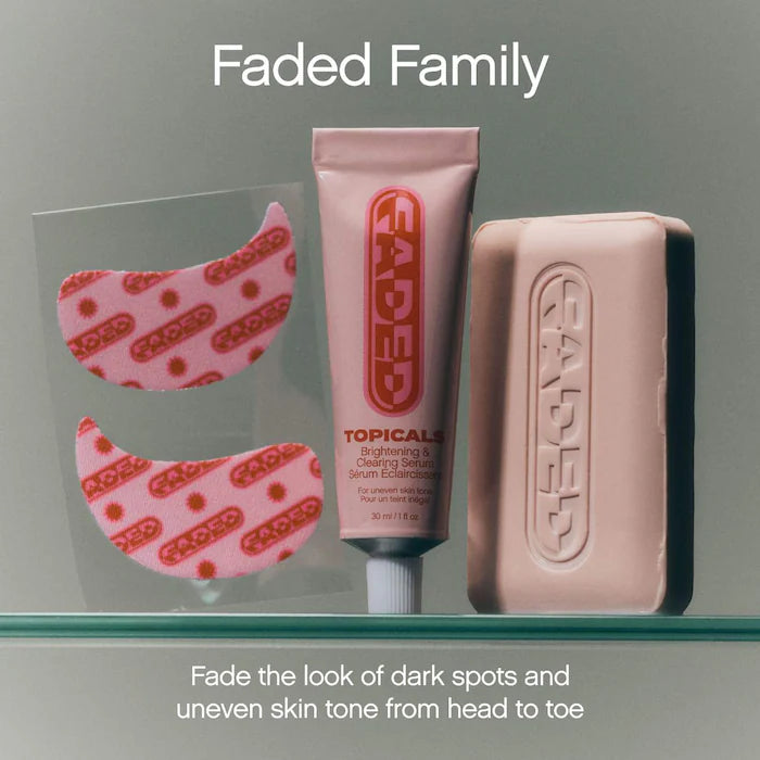 Topicals Faded Brightening Bundle for Discoloration on Face & Body (UNSCENTED)