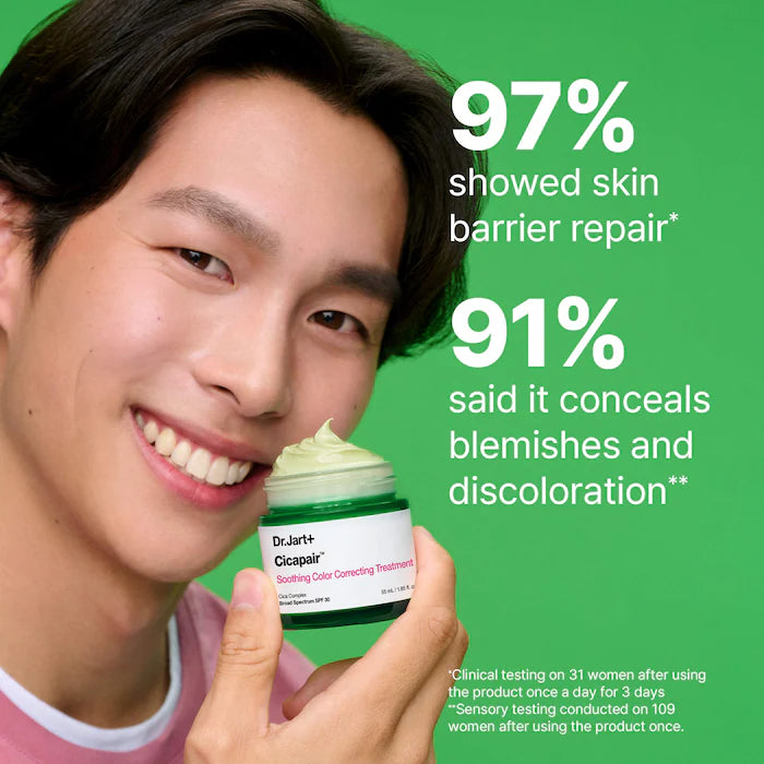 Dr. Jart+ Mini Cicapair™ Soothing Color Correcting Treatment SPF 30 with Centella Asiatica Extracts