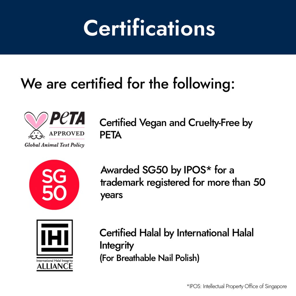 Breathable Nail Polish – Halal & Vegan Certified | 24 SHADES | 15ML