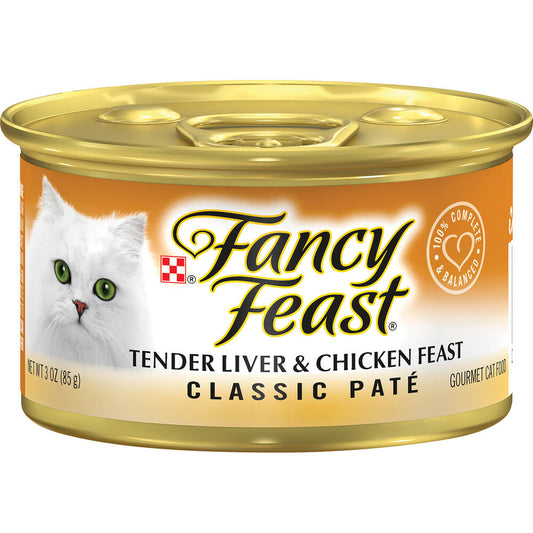 Fancy Feast® Liver & Chicken Feast Classic Pate Wet Cat Food - 3 oz