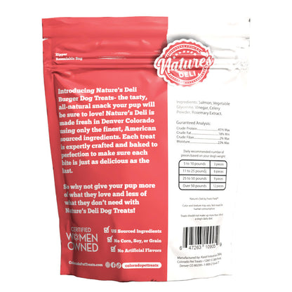 Nature's Deli Salmon Burgers Dog Treats - 5 oz.