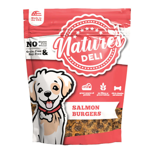 Nature's Deli Salmon Burgers Dog Treats - 5 oz.