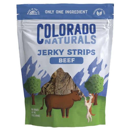 Colorado Naturals Beef Jerky-Style Dog Treats - 16 oz