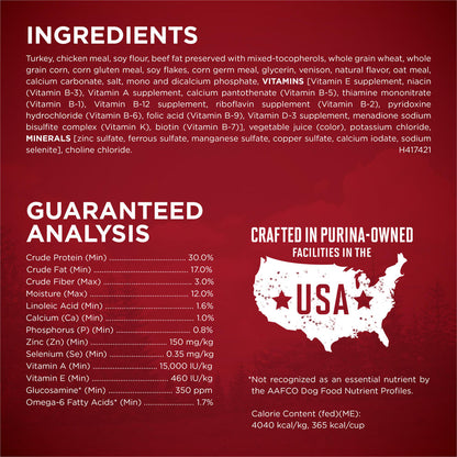 Purina ONE SmartBlend® True Instinct with Turkey & Venison Dry Dog Food - 27.5 lb.