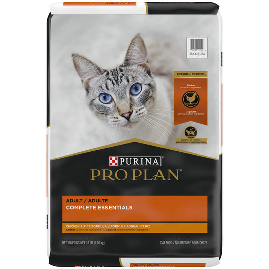 Purina® Pro Plan Complete Essentials Chicken & Rice Dry Cat Food - 16 lbs