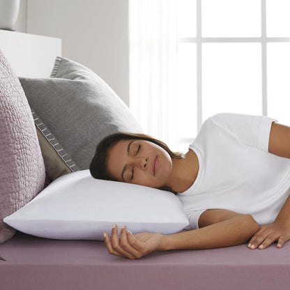 Serta 2-Pack Memory Foam Cluster Pillows - Comfortable and Supportive for Home Use