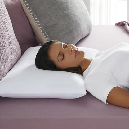 Serta 2-Pack Memory Foam Cluster Pillows - Comfortable and Supportive for Home Use