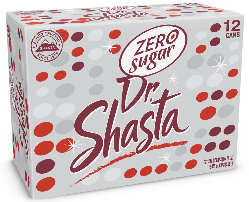 Shasta® Zero Sugar Dr Shasta Soda - 12 Pack