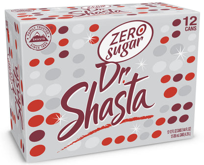 Shasta® Zero Sugar Dr Shasta Soda - 12 Pack