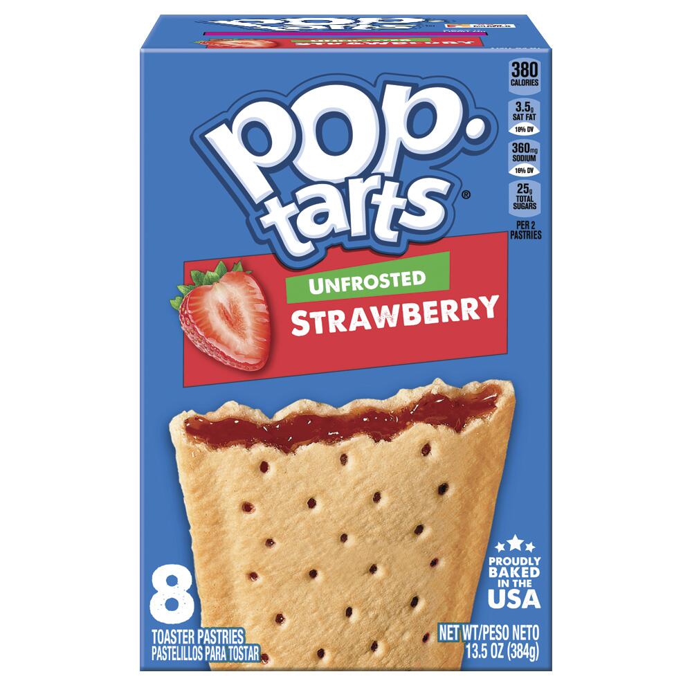 Pop-Tarts® Unfrosted Strawberry Toaster Pastries - 8 Pack