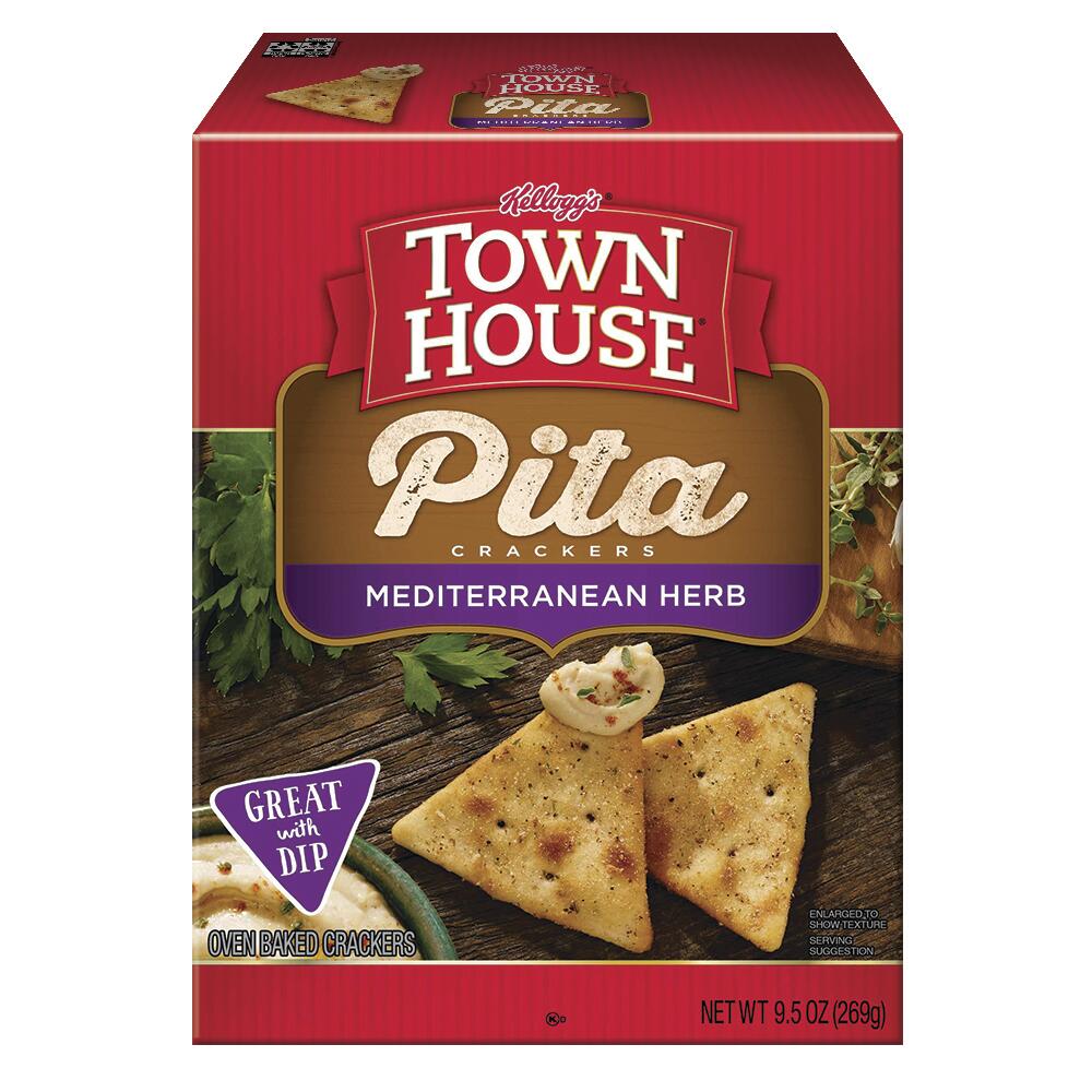 Town House® Pita Mediterranean Herb Crackers - 9.5 oz