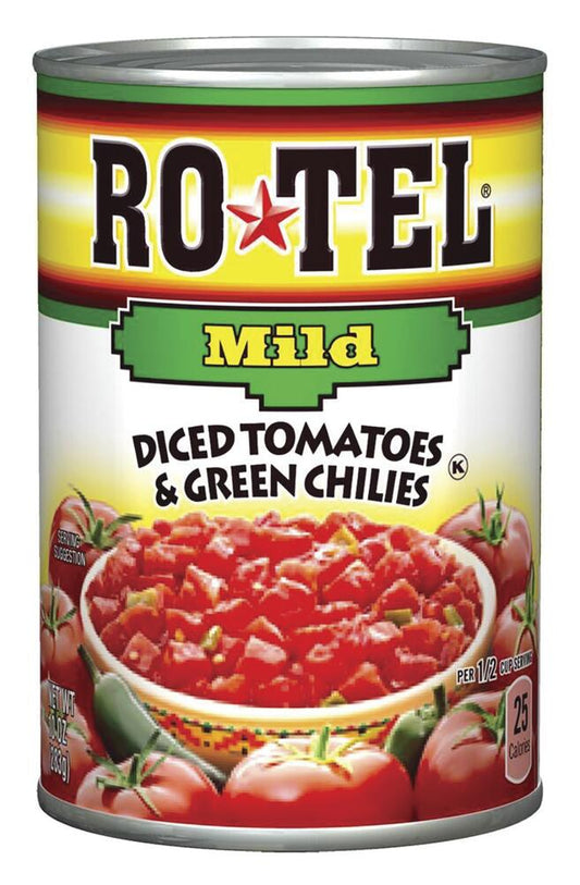 RO*TEL® Mild Diced Tomatoes & Green Chilies - 10 oz