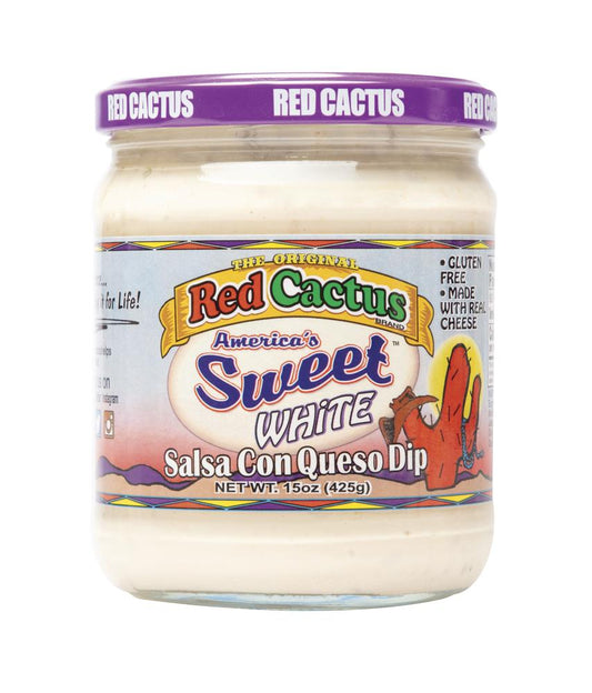 Red Cactus White Salsa Con Queso Dip - 15 oz