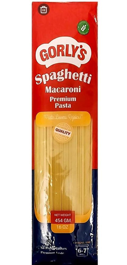 Gorly's Spaghetti Macaroni Premium Pasta - 16 oz Model Number: 10199284023465