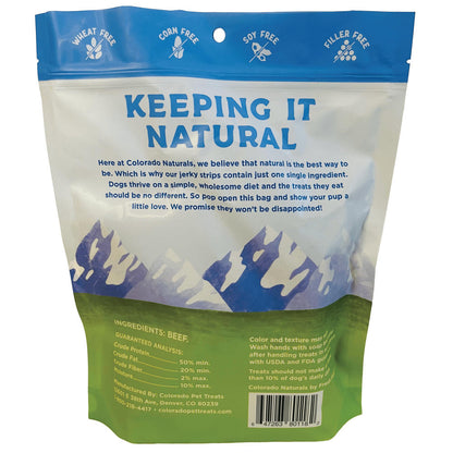 Colorado Naturals Beef Jerky-Style Dog Treats - 16 oz