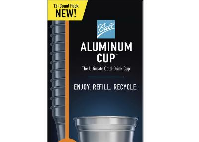 Ball® 16 oz. Aluminum Ultimate Cold-Drink Cups - 12 Count