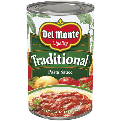 Del Monte® Traditional Pasta Sauce - 24 oz Model Number: 2001052