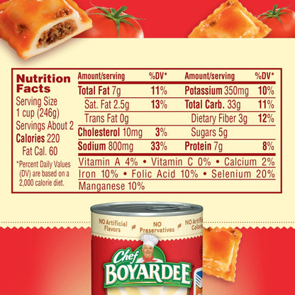 Chef Boyardee® Beef Ravioli - 15 oz