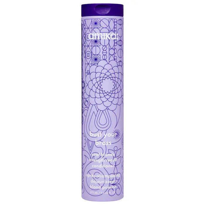 amika  Bust Your Brass Cool Blonde Strength Repair Conditioner