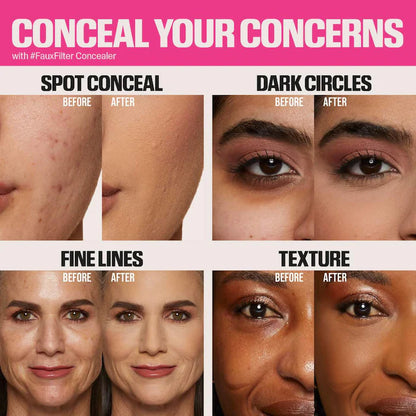 HUDA BEAUTY  #FauxFilter Matte Buildable Coverage Waterproof Concealer