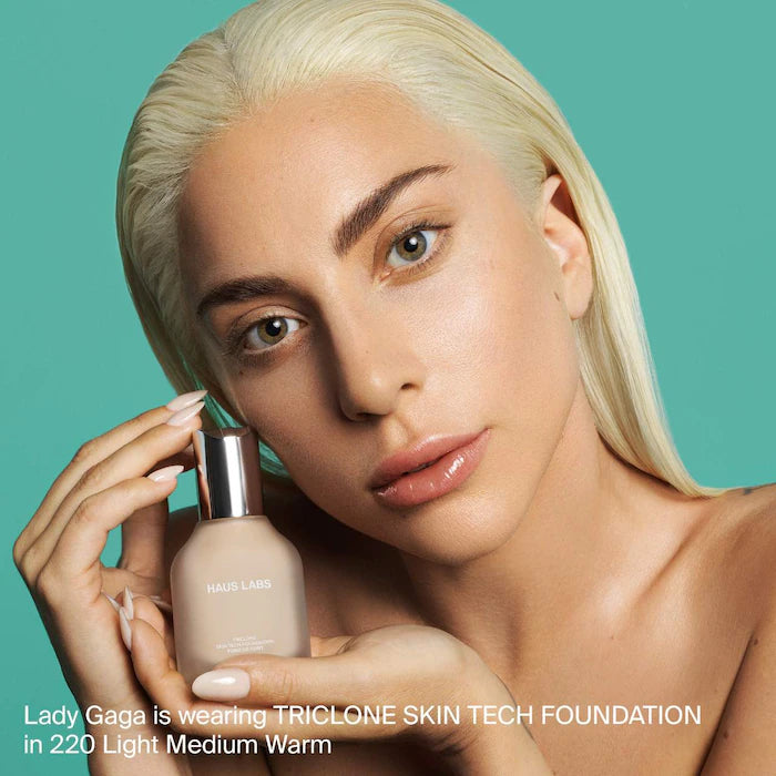 HAUS LABS BY LADY GAGA  Triclone Skin Tech Medium Coverage Foundation with Fermented Arnica