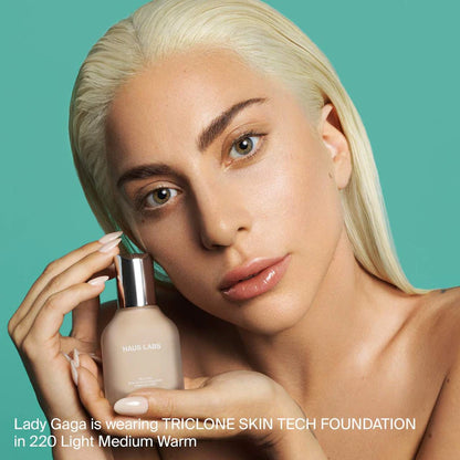 HAUS LABS BY LADY GAGA  Triclone Skin Tech Medium Coverage Foundation with Fermented Arnica